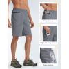 imagebaleaf Mens Hiking Cargo Shorts with 6 Pockets Gear Loops 11 Lightweight Water Resistant Quick Dry Work Travel ShortsDark Gray