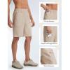 imagebaleaf Mens Hiking Cargo Shorts with 6 Pockets Gear Loops 11 Lightweight Water Resistant Quick Dry Work Travel ShortsKhaki