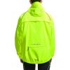 imagebaleaf Mens Rain Jacket Waterproof Windbreaker Raincoat Running Cycling Hiking Gear Hood Lightweight Reflective PackableCfluorescent Green