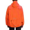 imagebaleaf Mens Rain Jacket Waterproof Windbreaker Raincoat Running Cycling Hiking Gear Hood Lightweight Reflective PackableCorange