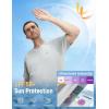 imagebaleaf Mens Rash Guard Sun Shirt UV Protection Quick Dry Lightweight UPF 50 Athletic Short Sleeve SPF TShirts Swim SummerLight Gray