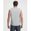 imagebaleaf Mens Sleeveless Tank Tops Workout Muscle T Shirts Quick Dry Sun Protection UPF 50 Athletic Gym Sport ShirtsLight Gray