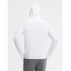 imagebaleaf Mens Sun Hoodie Long Sleeve Fishing Shirts UPF 50 Lightweight SPF UV Hiking Rash Guard with Detachable Hood MaskWhite