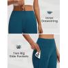 imagebaleaf Womens Capri Pants with Pockets Straight Leg Yoga Capri Leggings 17 MidCalf Capris WorkoutBlue