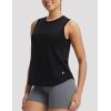 imagebaleaf Womens Cooling Workout Tank Tops Quick Dry Loose Fit Athletic Tops Sleeveless Shirts UPF50 Lightweight Running GymBlack