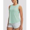 imagebaleaf Womens Cooling Workout Tank Tops Quick Dry Loose Fit Athletic Tops Sleeveless Shirts UPF50 Lightweight Running GymLight Green