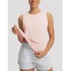 imagebaleaf Womens Cooling Workout Tank Tops Quick Dry Loose Fit Athletic Tops Sleeveless Shirts UPF50 Lightweight Running GymLight Pink