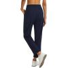imagebaleaf Womens Golf Pants Straight Leg Stretch Work Travel Pant with Pockets Dressy Bussiness Casual Slacks UPF 50Navy Blue