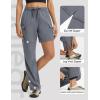 imagebaleaf Womens Hiking Pants 29 Convertible ZipOff Pants with 6 Pockets Water Resistant Lightweight Quick Dry UPF 50Dark Gray