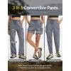 imagebaleaf Womens Hiking Pants 29 Convertible ZipOff Pants with 6 Pockets Water Resistant Lightweight Quick Dry UPF 50Dark Gray