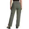imagebaleaf Womens Hiking Pants Water Resistant Quick Dry SPF Tactical Cargo with 5 Pockets Lightweight Breathable Ripstop UPF 50Army Green