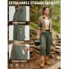 imagebaleaf Womens Hiking Pants Water Resistant Quick Dry SPF Tactical Cargo with 5 Pockets Lightweight Breathable Ripstop UPF 50Army Green