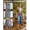 imagebaleaf Womens Hiking Pants Water Resistant Quick Dry SPF Tactical Cargo with 5 Pockets Lightweight Breathable Ripstop UPF 50Dark Gray