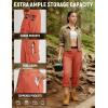 imagebaleaf Womens Hiking Pants Water Resistant Quick Dry SPF Tactical Cargo with 5 Pockets Lightweight Breathable Ripstop UPF 50Rust