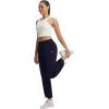 imagebaleaf Womens Joggers Pants with Pockets for Athletic Running Quick Dry MoistureWicking Tapered Pants Drawstring WorkoutNavy Blue