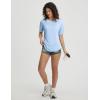 imagebaleaf Womens Short Sleeve Sun Protection Shirts Moisture Wicking Quick Dry Workout Top for Hiking Running UPF 50Light Blue