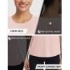 imagebaleaf Womens Short Sleeve Workout Shirts Athletic Tops Sun Protection Breathable TShirts Quick Dry Gym Running TennisLight Pink