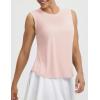 imagebaleaf Womens Sleeveless Athletic Tops Workout Tank Tops Running UPF 50 Breathable Lightweight Tennis Dry Loose FitLight Pink
