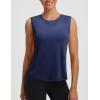imagebaleaf Womens Sleeveless Athletic Tops Workout Tank Tops Running UPF 50 Breathable Lightweight Tennis Dry Loose FitNavy Blue