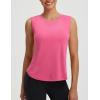 imagebaleaf Womens Sleeveless Athletic Tops Workout Tank Tops Running UPF 50 Breathable Lightweight Tennis Dry Loose FitPink