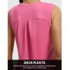 imagebaleaf Womens Sleeveless Athletic Tops Workout Tank Tops Running UPF 50 Breathable Lightweight Tennis Dry Loose FitPink