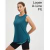 imagebaleaf Womens Sleeveless Workout Tank Tops Lightweight UPF50 Soft Loose Fit Athletic Yoga Running Gym ShirtsBlue