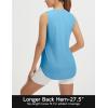 imagebaleaf Womens Sleeveless Workout Tank Tops Lightweight UPF50 Soft Loose Fit Athletic Yoga Running Gym ShirtsEthereal Blue