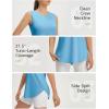 imagebaleaf Womens Sleeveless Workout Tank Tops Lightweight UPF50 Soft Loose Fit Athletic Yoga Running Gym ShirtsEthereal Blue