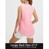 imagebaleaf Womens Sleeveless Workout Tank Tops Lightweight UPF50 Soft Loose Fit Athletic Yoga Running Gym ShirtsLight Pink