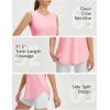 imagebaleaf Womens Sleeveless Workout Tank Tops Lightweight UPF50 Soft Loose Fit Athletic Yoga Running Gym ShirtsLight Pink