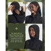 imagebaleaf Womens Sun Shirts Long Sleeve Jackets Mosquito Hiking Lightweight Running UPF 50 Hoodie UV with 2 Pockets ShirtBlack