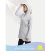 imagebaleaf Womens UPF 50 Long Jacket UV Sun Protection Hoodie Rash Guard Cooling Lightweight Cover Up SPF Swim Beach AthleticLight Gray