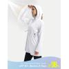 imagebaleaf Womens UPF 50 Long Jacket UV Sun Protection Hoodie Rash Guard Cooling Lightweight Cover Up SPF Swim Beach AthleticWhite