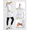 imagebaleaf Womens UPF 50 Long Jacket UV Sun Protection Hoodie Rash Guard Cooling Lightweight Cover Up SPF Swim Beach AthleticWhite