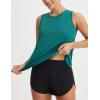 imagebaleaf Womens Workout Tops Athletic Tank Tops Loose Fit Sleeveless Open Back Running Shirts UPF50 Gym Exercise YogaGreen