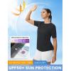 imagebaleaf Womens Workout Tops Short Sleeve Mesh Back Quick Dry Breathable UPF 50 Athletic Shirts for Running Gym Hiking TeeBlack