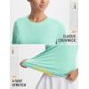 imagebaleaf Womens Workout Tops Short Sleeve Mesh Back Quick Dry Breathable UPF 50 Athletic Shirts for Running Gym Hiking TeeLight Green