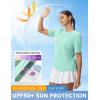 imagebaleaf Womens Workout Tops Short Sleeve Mesh Back Quick Dry Breathable UPF 50 Athletic Shirts for Running Gym Hiking TeeLight Green