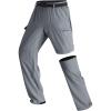 imagebaleaf Mens Convertible Hiking Pants Ripstop Lightweight Quick Dry Water Resistant Cargo Pants Zip Off Fishing OutdoorDark Gray