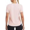 imagebaleaf Womens IceCool Athletic Shirts UPF 50 Workout Short Sleeve Running Tops Ice Breathable Quick Dry Loose FitLight Pink
