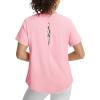 imagebaleaf Womens Short Sleeve Workout Shirts UPF 50 Open Back Tops Sun Protection Athletic Yoga TShirtsLight Pink
