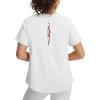 imagebaleaf Womens Short Sleeve Workout Shirts UPF 50 Open Back Tops Sun Protection Athletic Yoga TShirtsStar White