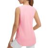 imagebaleaf Womens Sleeveless Workout Tank Tops Lightweight UPF50 Soft Loose Fit Athletic Yoga Running Gym ShirtsLight Pink