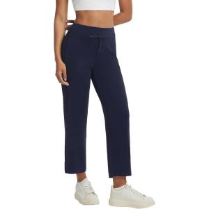 imagebaleaf Womens 25 Petite Pants High Waisted Athletic Pant with Zipper Pockets Travel Golf Work CasualNavy Blue