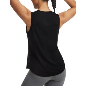 imagebaleaf Womens Cooling Workout Tank Tops Quick Dry Loose Fit Athletic Tops Sleeveless Shirts UPF50 Lightweight Running GymBlack