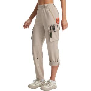 imagebaleaf Womens Hiking Pants Water Resistant Quick Dry SPF Tactical Cargo with 5 Pockets Lightweight Breathable Ripstop UPF 50Khaki
