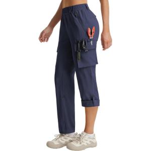 imagebaleaf Womens Hiking Pants Water Resistant Quick Dry SPF Tactical Cargo with 5 Pockets Lightweight Breathable Ripstop UPF 50Navy Blue