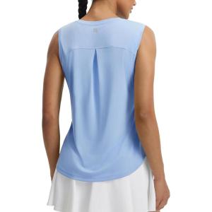 imagebaleaf Womens Sleeveless Athletic Tops Workout Tank Tops Running UPF 50 Breathable Lightweight Tennis Dry Loose FitLight Blue