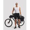 imagebaleaf Mens Mountain Bike Shorts 4D Padded Loosefit MTB Cycling Riding Bicycle Biker Short Zipper PocketsBlack