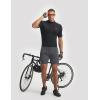 imagebaleaf Mens Mountain Bike Shorts 4D Padded Loosefit MTB Cycling Riding Bicycle Biker Short Zipper PocketsDark Gray
